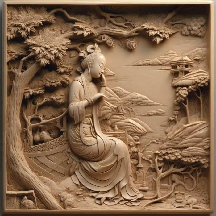 نموذج ثلاثي الأبعاد لآلة CNC 3D Art 